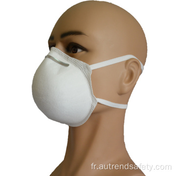 Masque facial en forme de tasse KN95 anti masque anti-grippe jetable